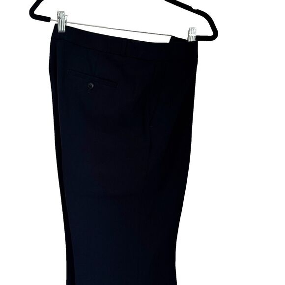 Banana Republic Logan Fit Black Italian Wool Pants Women’s Size 8 Dress Trousers - Picture 3 of 9